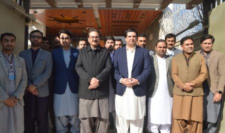 Chief Minister Balochistan Mir Ali Mardan Khan Domki Attend Cheque Distribution Ceremony in the office of Balochistan Education Endowment Fund.